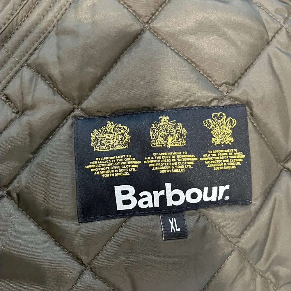NEW! Barbour Kensington Quilted Nylon Jacket Size XL